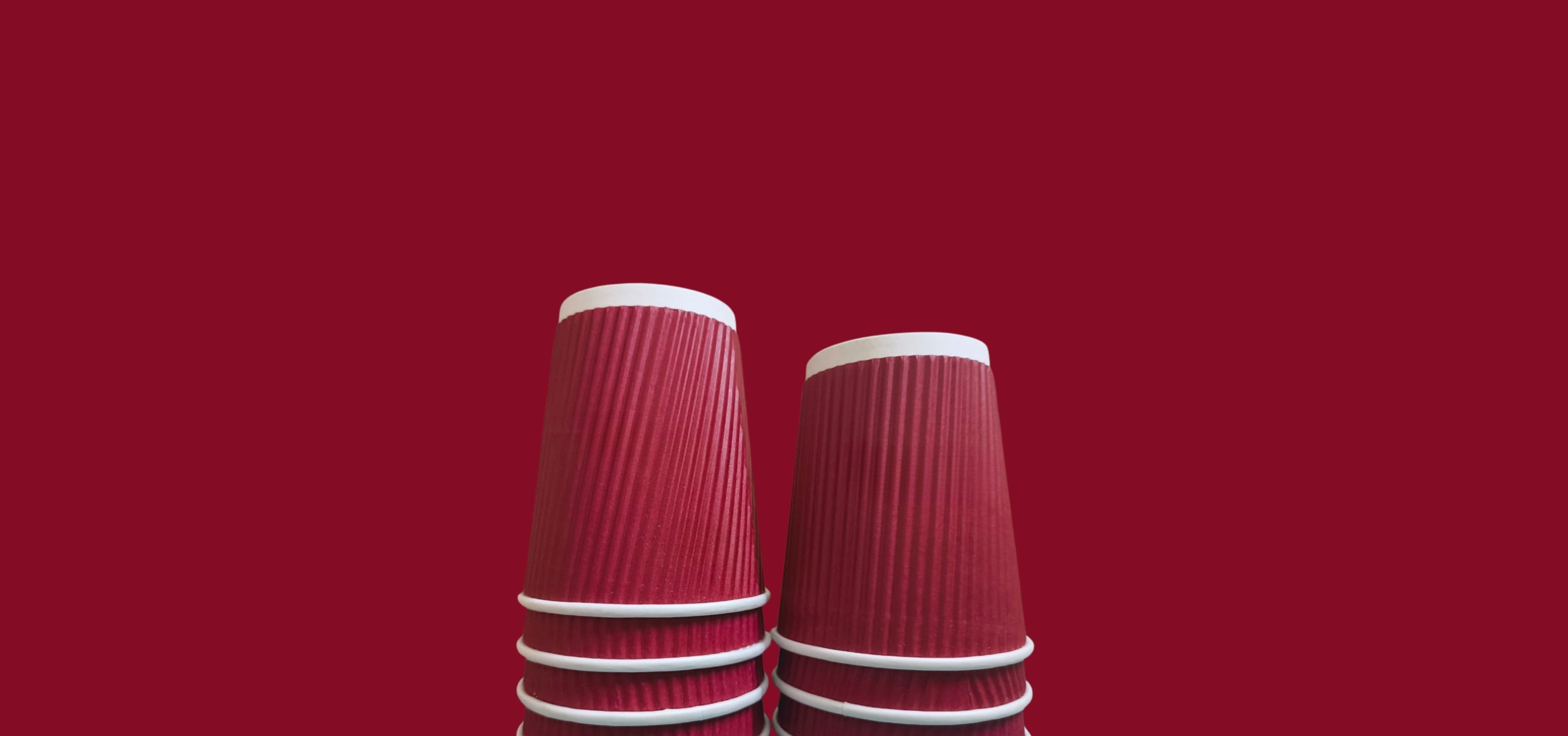 Two Danhoc Maroons Party Cups